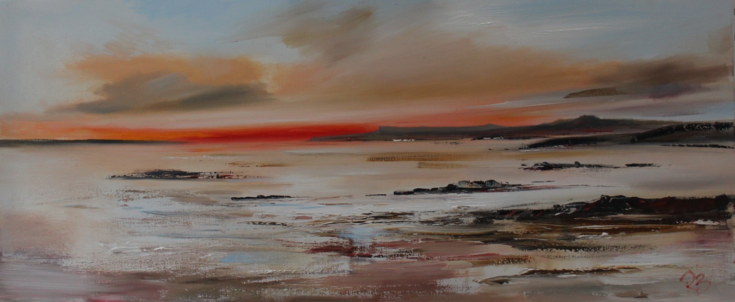 'Leaving the Sunset Behind' by artist Rosanne Barr